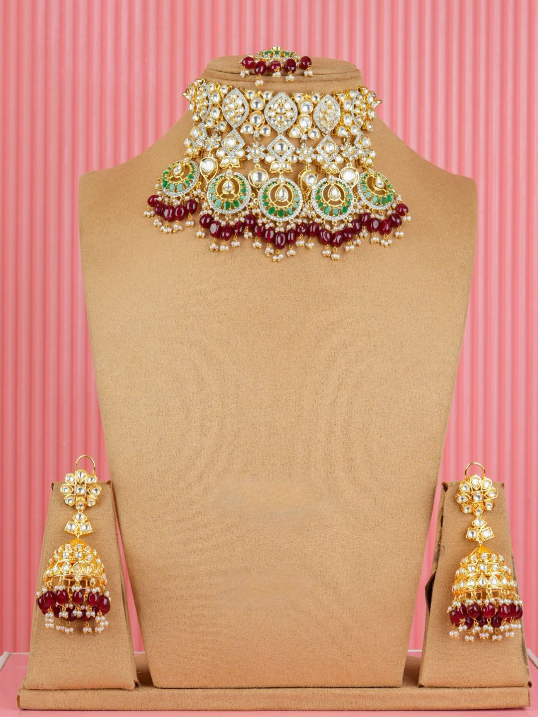 Ishhaara Rajwada Regal Ruby Set