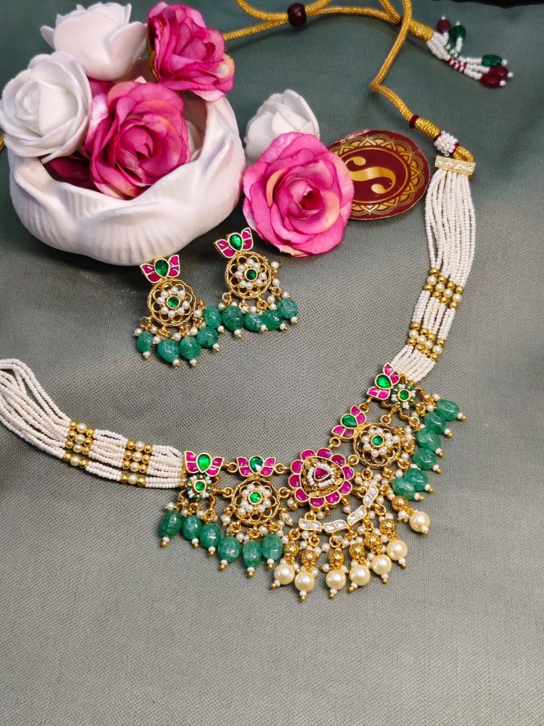Ishhaara Rajwadi Beads Necklace