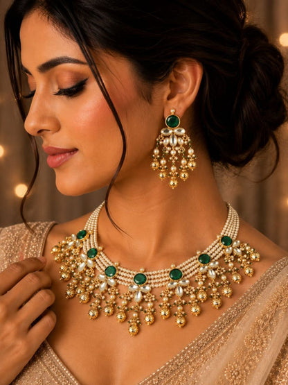 Ishhaara Rajwadi Jadau Necklace