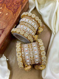Ishhaara Rajwadi Special Polki Chooda With Jhumka Bangles