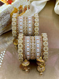 Ishhaara Rajwadi Special Polki Chooda With Jhumka Bangles