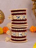 Ishhaara Rajwadi Style Polki Studded Bridal Chooda