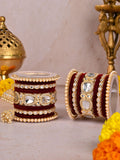 Ishhaara Rajwadi Style Polki Studded Bridal Chooda