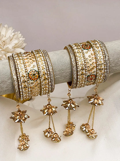 Ishhaara Rajwadi Styled Small Chooda Set