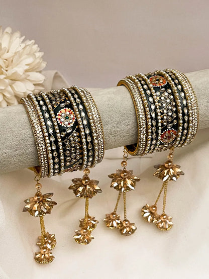 Ishhaara Rajwadi Styled Small Chooda Set