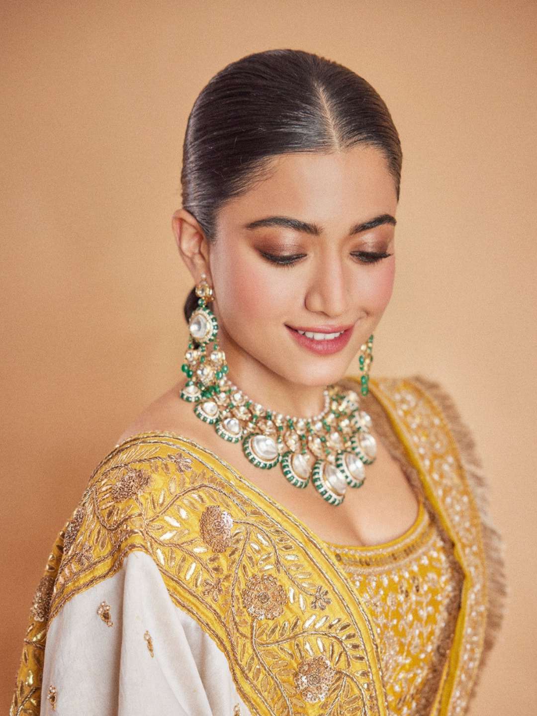 Ishhaara Rashmika Mandanna Inspired Bridal Choker Necklace