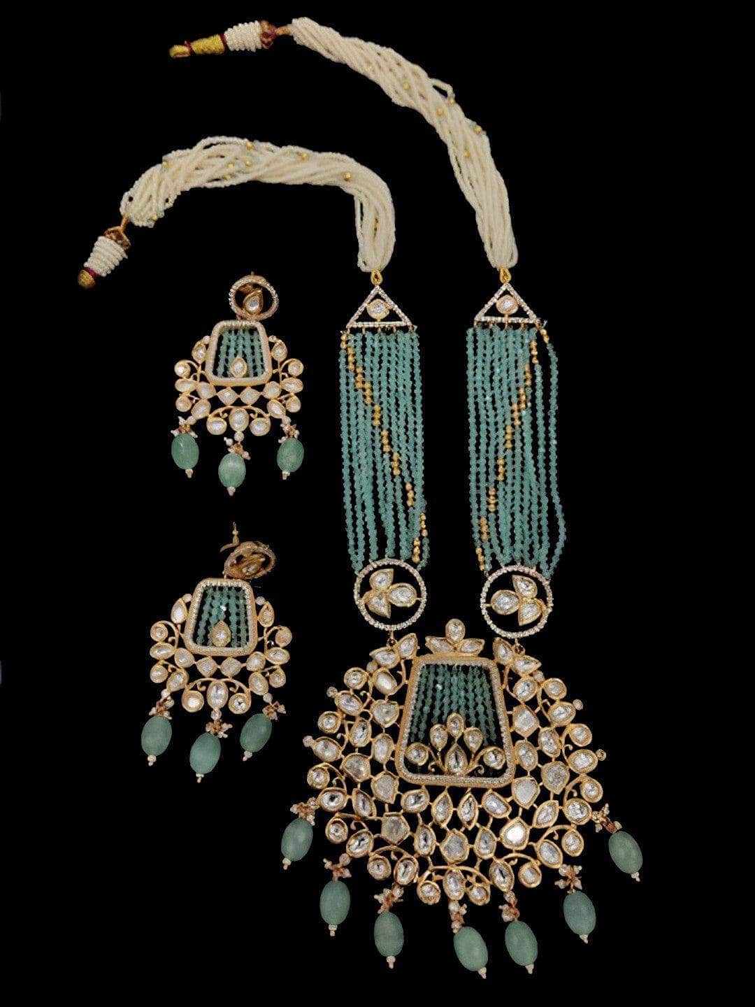 Ishhaara Real Kundan Long Necklace Set