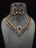Ishhaara Red Age Drop Necklace