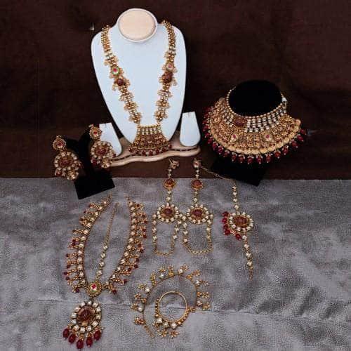 Ishhaara Antique Full Bridal Choker Set
