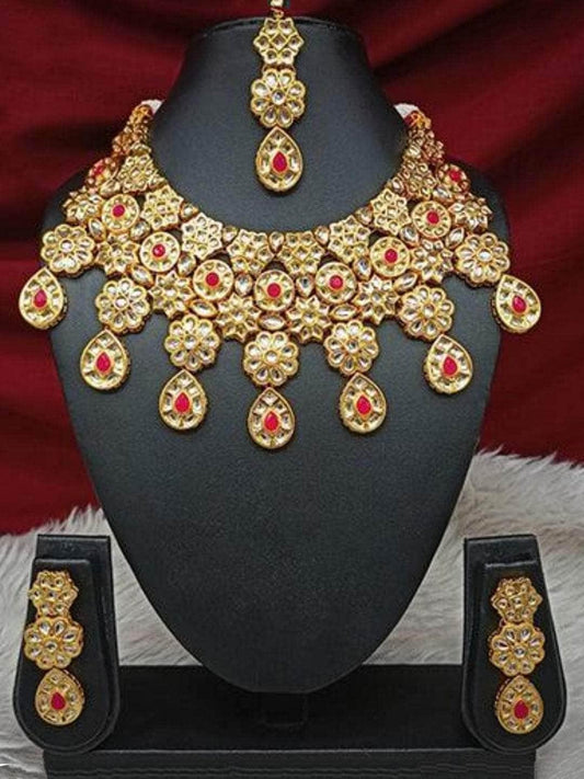 Ishhaara Bridal Kundan Drop Hanging Set