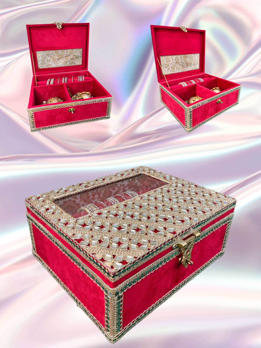 Ishhaara Red Chooda Kaliren Box