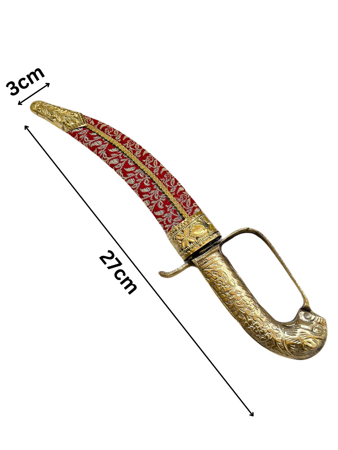 Ishhaara Red Colored Rajwadi Groom Katar