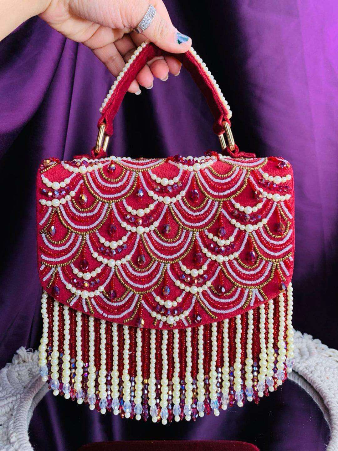 Ishhaara Drop Box Clutch Bag