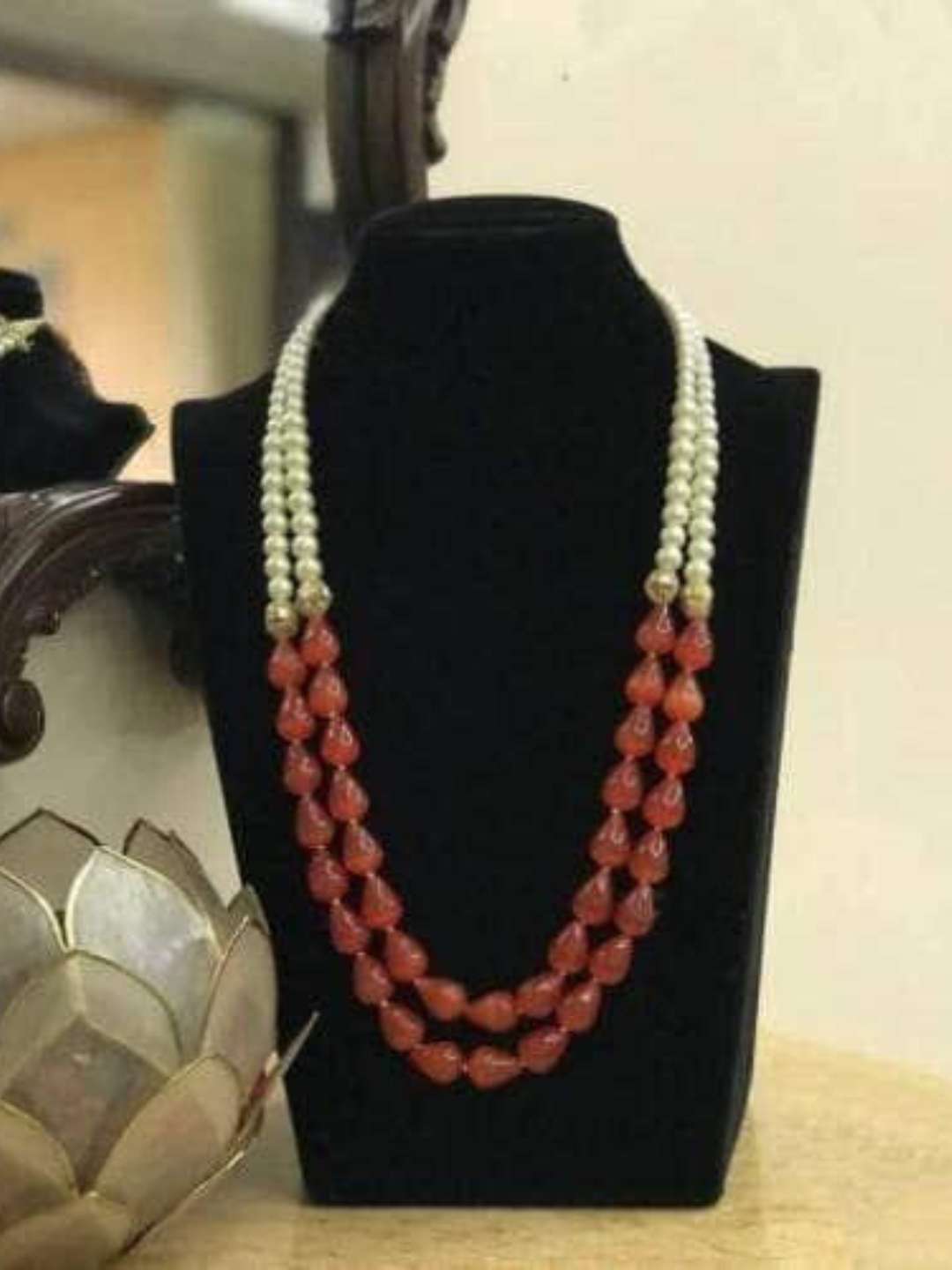 Ishhaara Dual Layered Monalisa Necklace