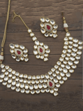 Ishhaara Kundan Fitted Set With Teeka