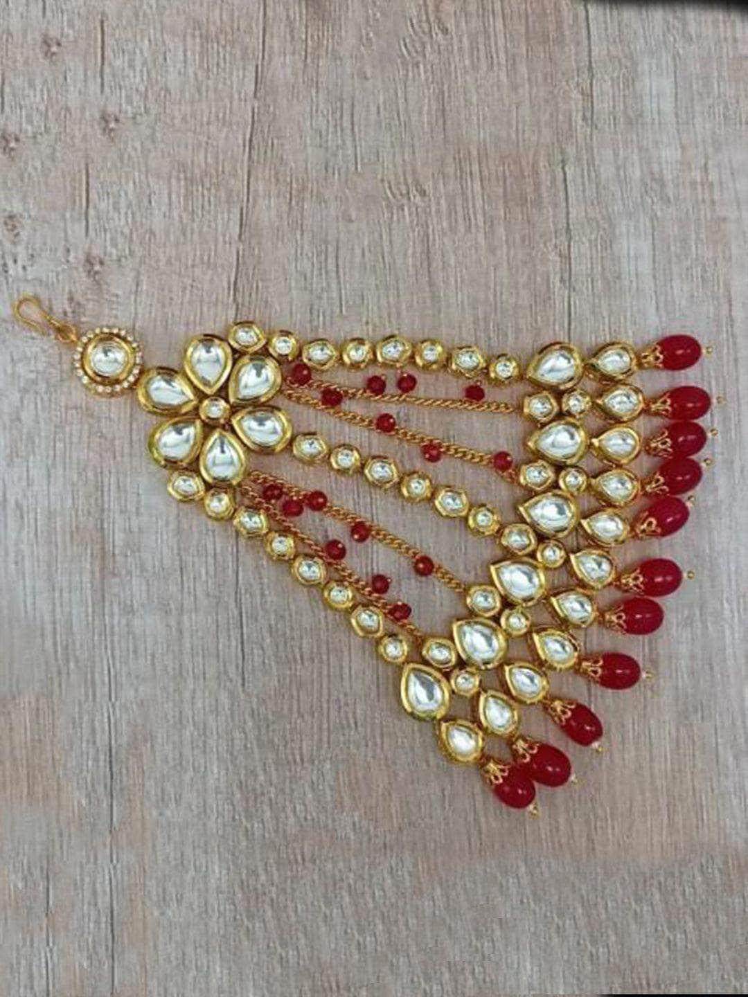 Ishhaara Kundan Gold Chain Jummer
