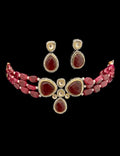 Ishhaara Kundan Stone Studded Choker Necklace Set