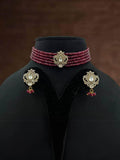 Ishhaara Kundan Studded Onyx Choker