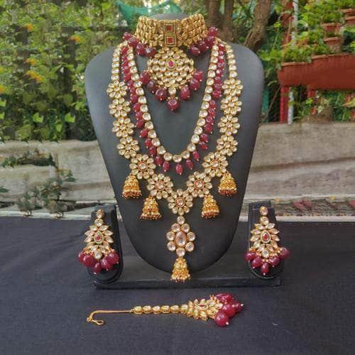 Ishhaara Layered Jumki Choker Bridal Set