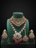 Ishhaara Meenakari Kundan Necklace Set