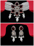 Ishhaara Moti Pendant Choker Set