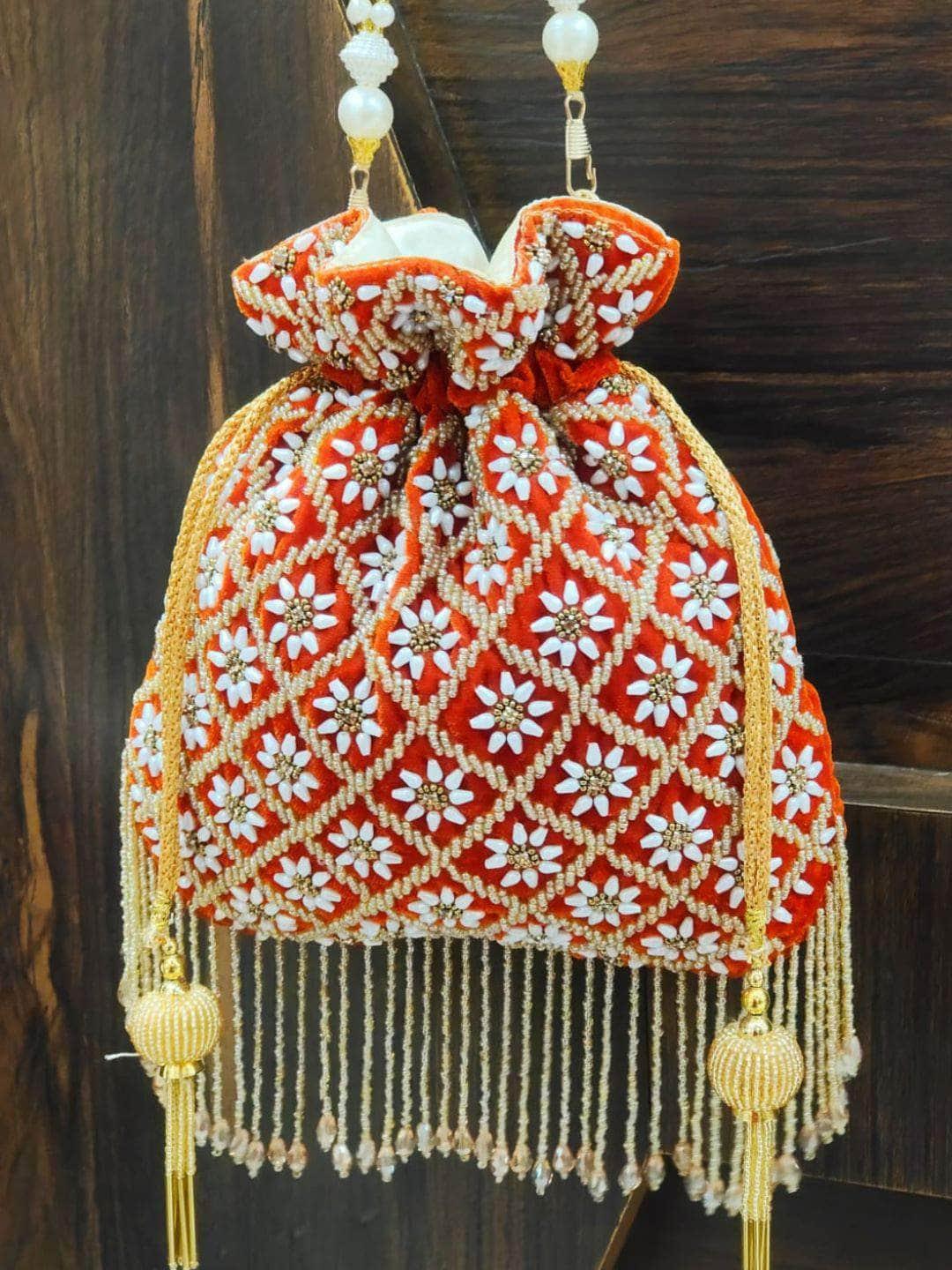 Ishhaara Pearl Drop Potli Bag