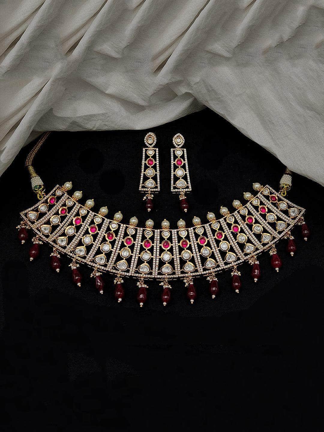 Ishhaara Reverse Ad Necklace Set