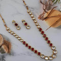 Ishhaara Single Line Colored Kundan Set