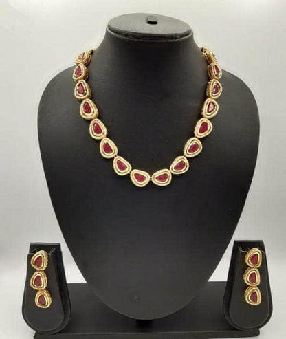 Ishhaara Single Line Kundan Set