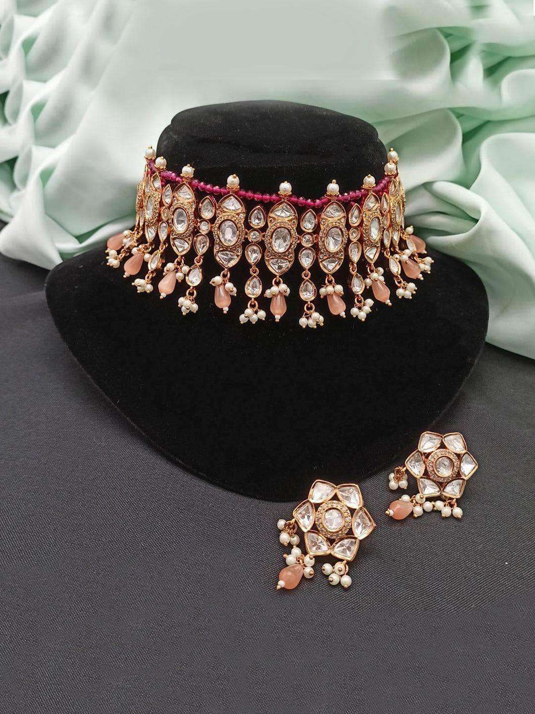 Ishhaara Statement Stone Studded Choker