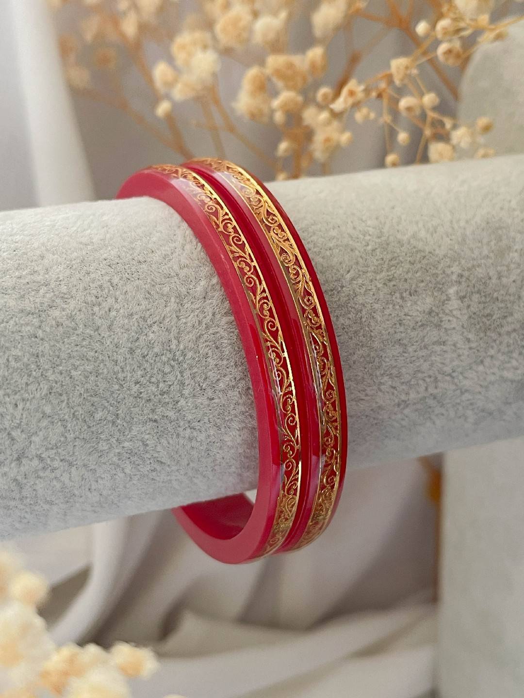 Ishhaara Red Trending Viral Pola Bangles