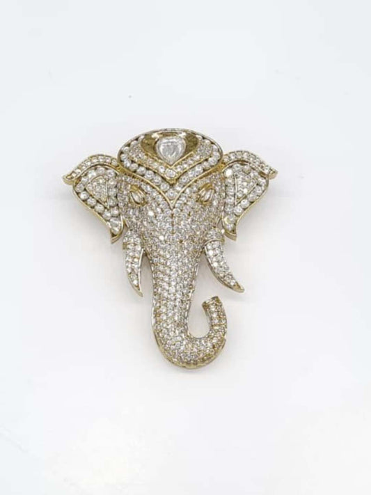 Ishhaara Regal Elephant Statement Brooch