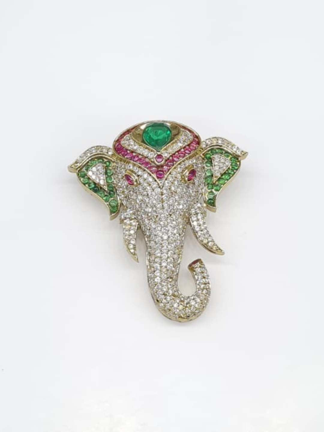 Ishhaara Regal Elephant Statement Brooch