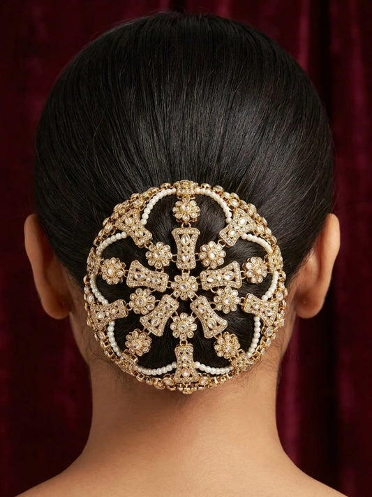 Ishhaara Regal Traditional Hair Bun Accessory