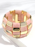 Ishhaara Resin Square Splicing Bracelet