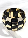 Ishhaara Resin Square Splicing Bracelet