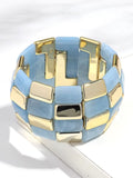 Ishhaara Resin Square Splicing Bracelet