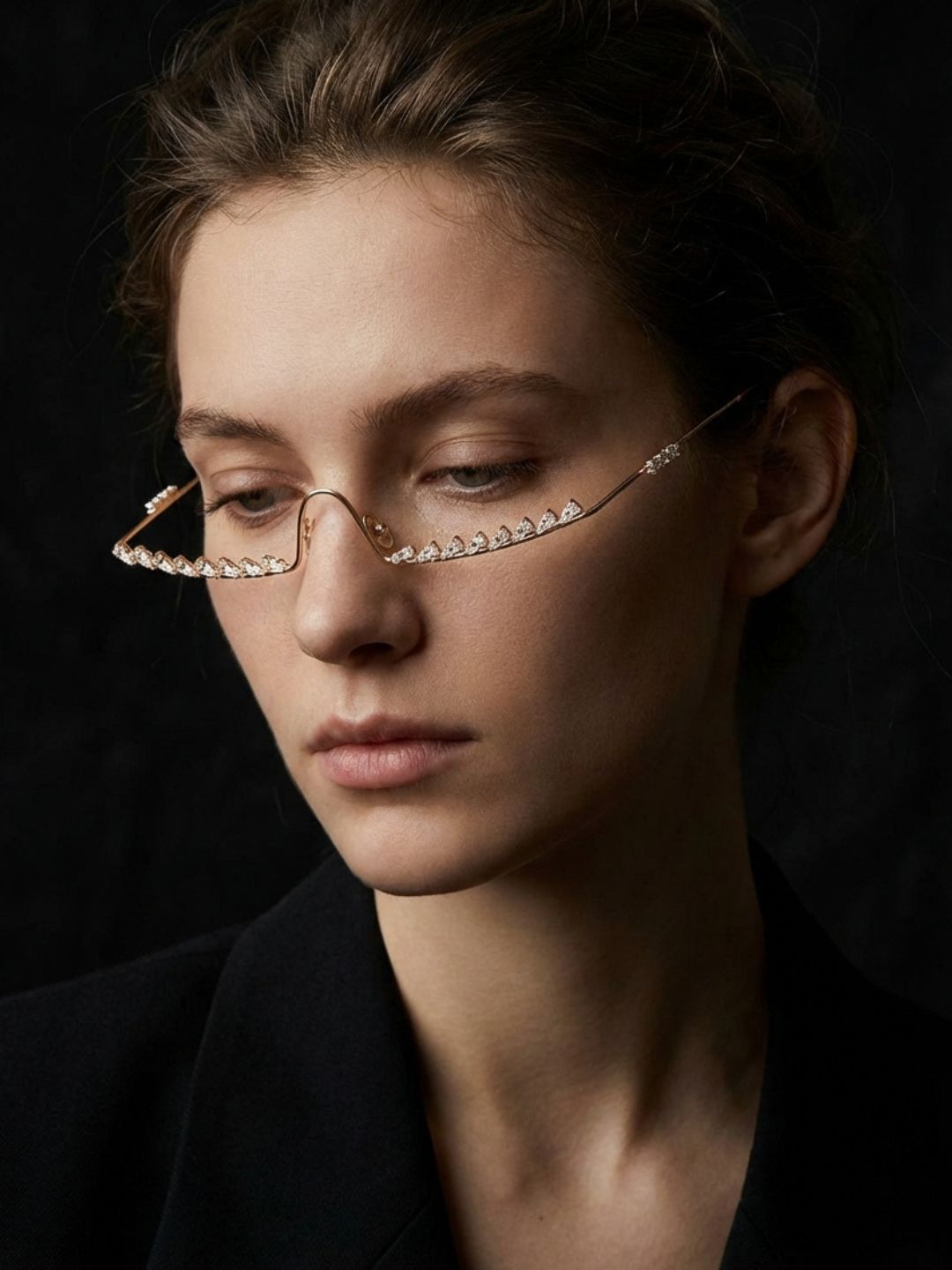 Ishhaara Rhinestone Studded Facelets