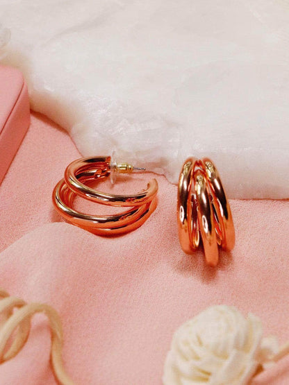 Ishhaara Nidhi Kunder Triple Hoop Earrings