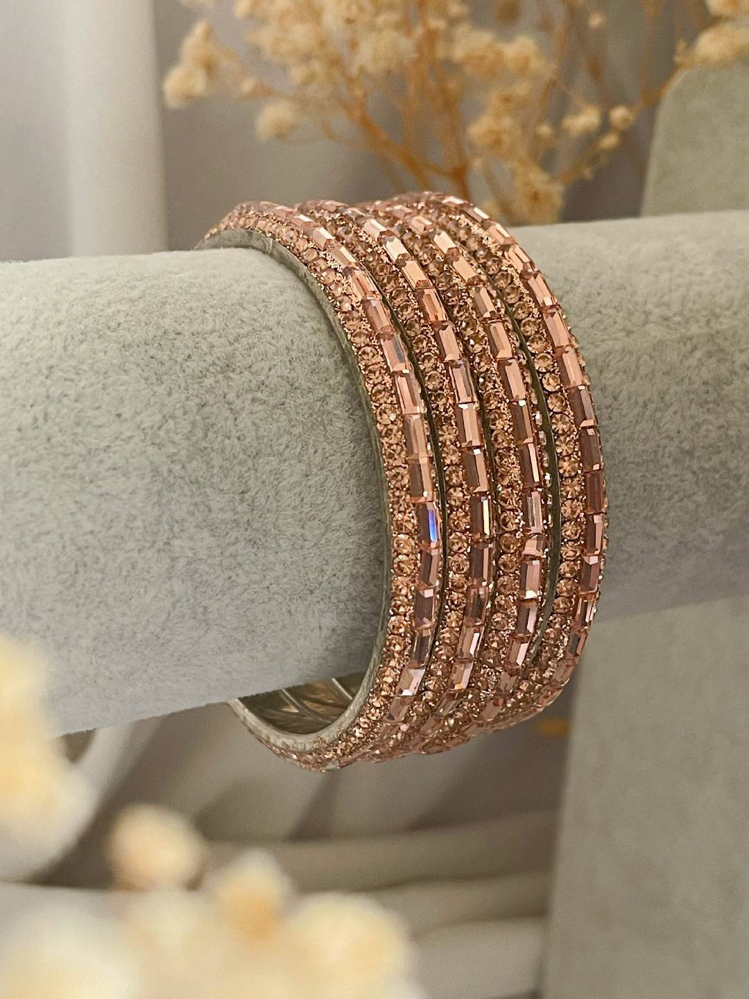 Ishhaara Rose Gold Regal Grace Bangles
