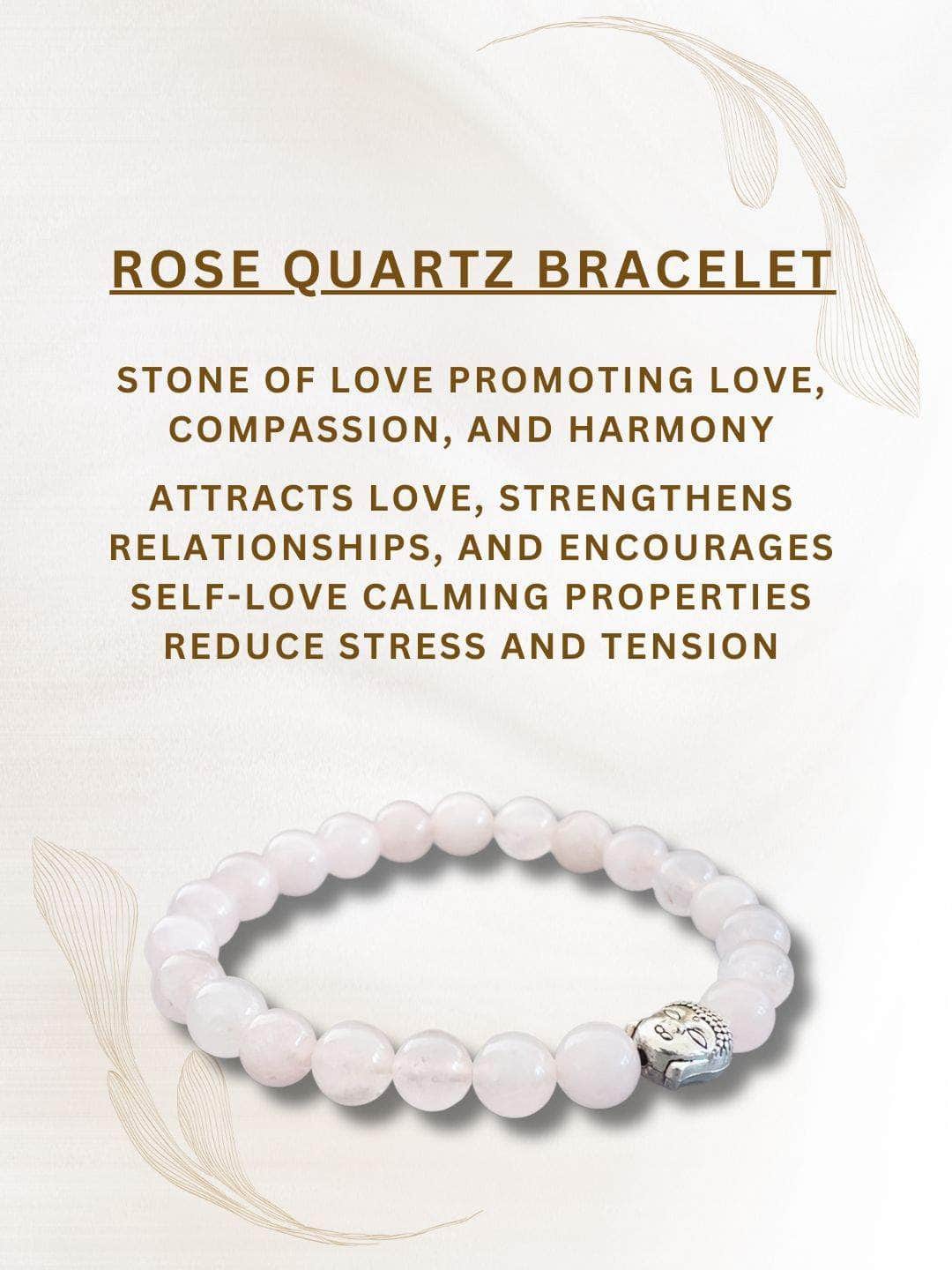 Ishhaara Rose Quartz Gemstone Bracelet