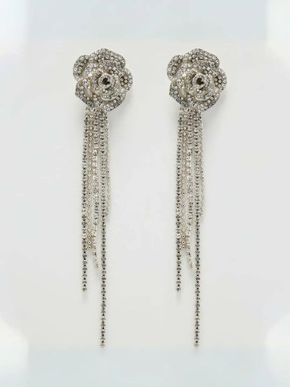 Ishhaara Rose Waterfall Earring