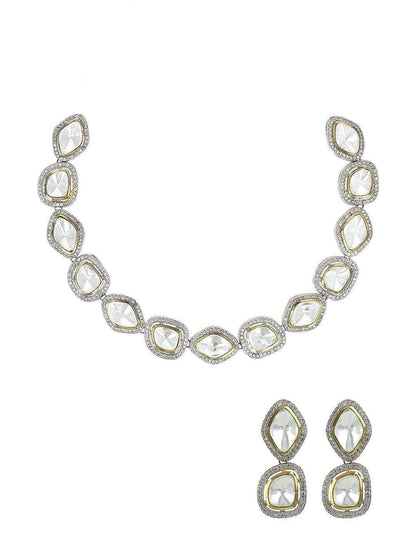 Ishhaara Round Shape Kundan Choker Necklace