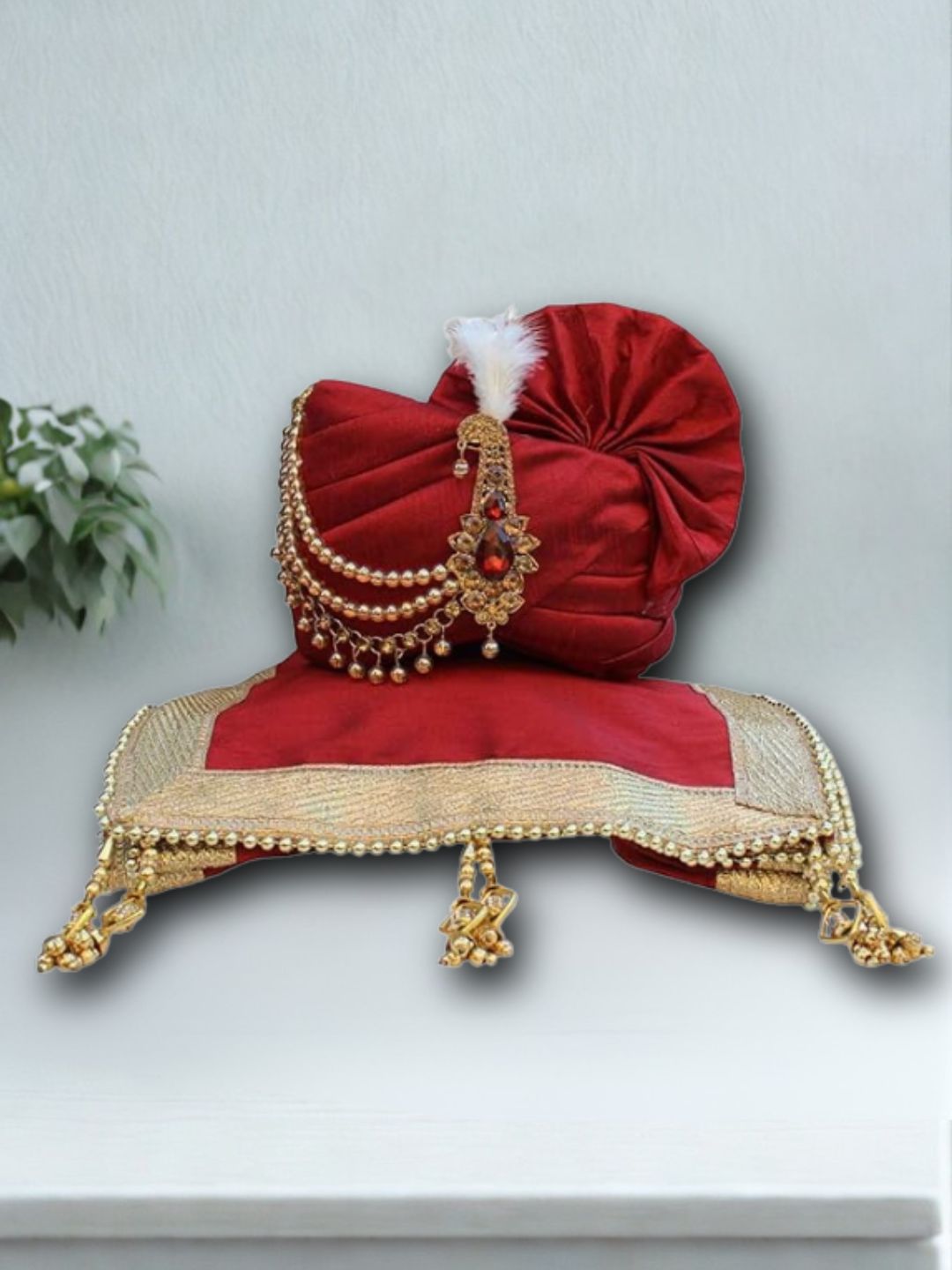 Ishhaara Royal Groom Safa Stole Set