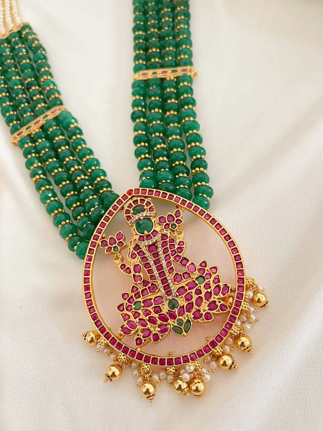Ishhaara Royal Multilayer Kundan Jadau Lakshmi Necklace