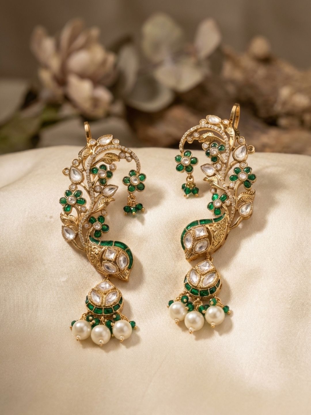 Ishhaara Royal Statement Earcuff With Jhumka