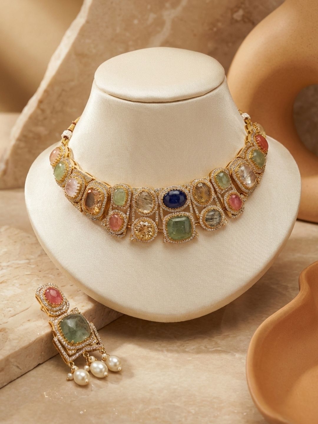 Ishhaara Royalty Necklace Choker Set