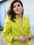 Ishhaara Rubina Dilaik In High Quality Interwoven Geometric White Zircon Ring