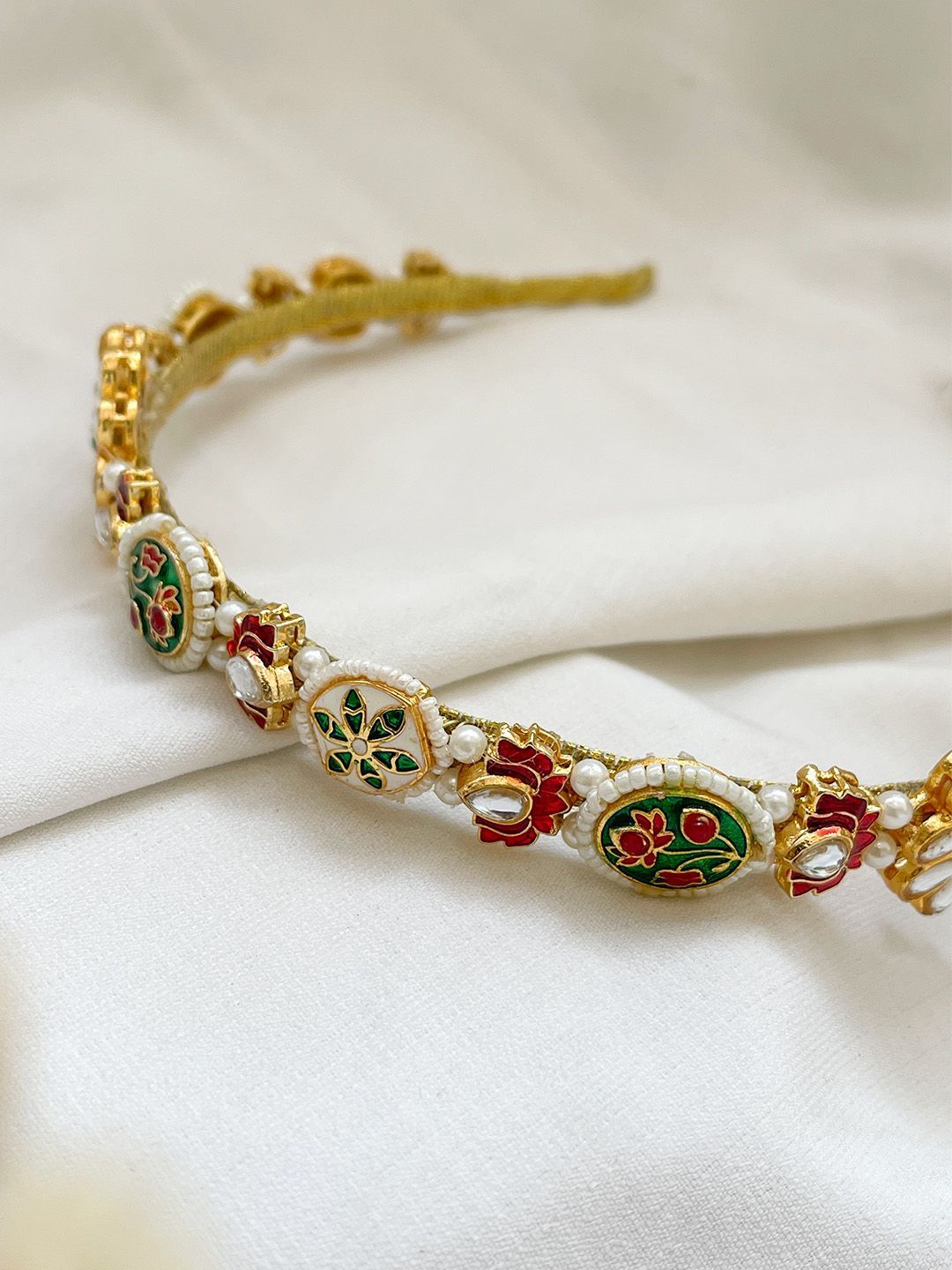 Ishhaara Ruby Eyed Traditional Hairband