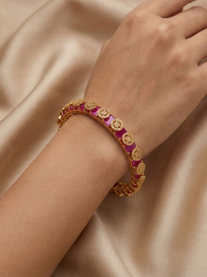 Ishhaara Ruby Kemp Bangles